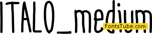 Italo Font Family