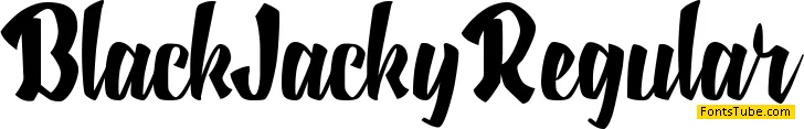Black Jacky Font