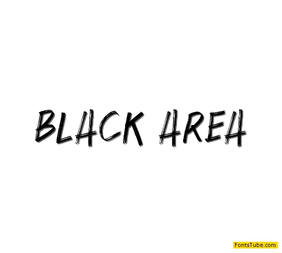 BLACK AREA Font
