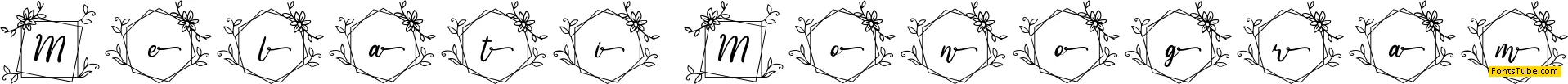 Melati Monogram