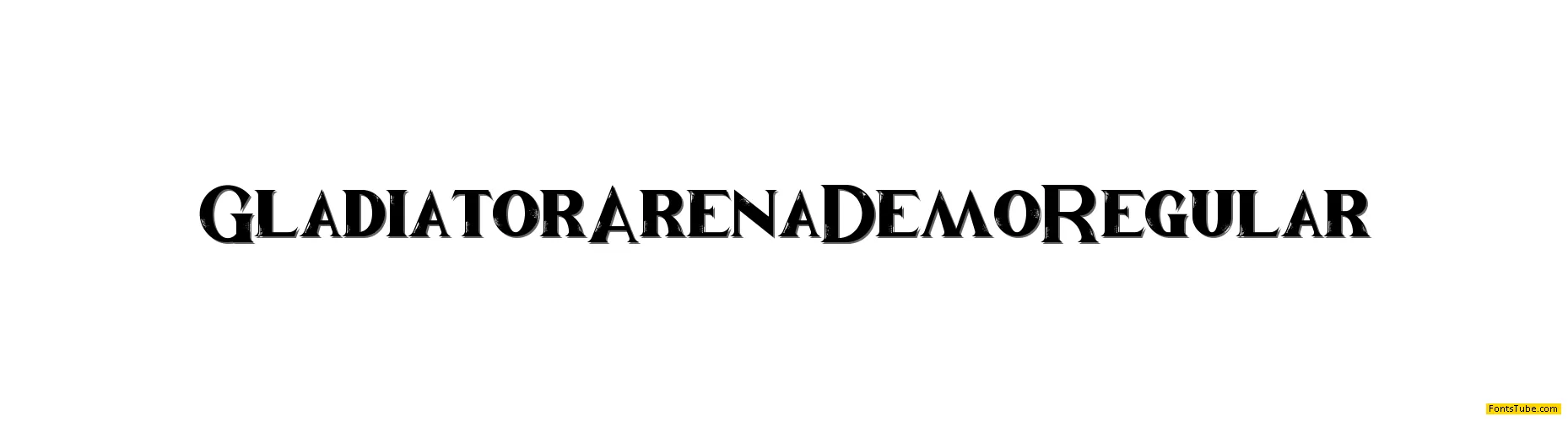Gladiator Arena Demo Font