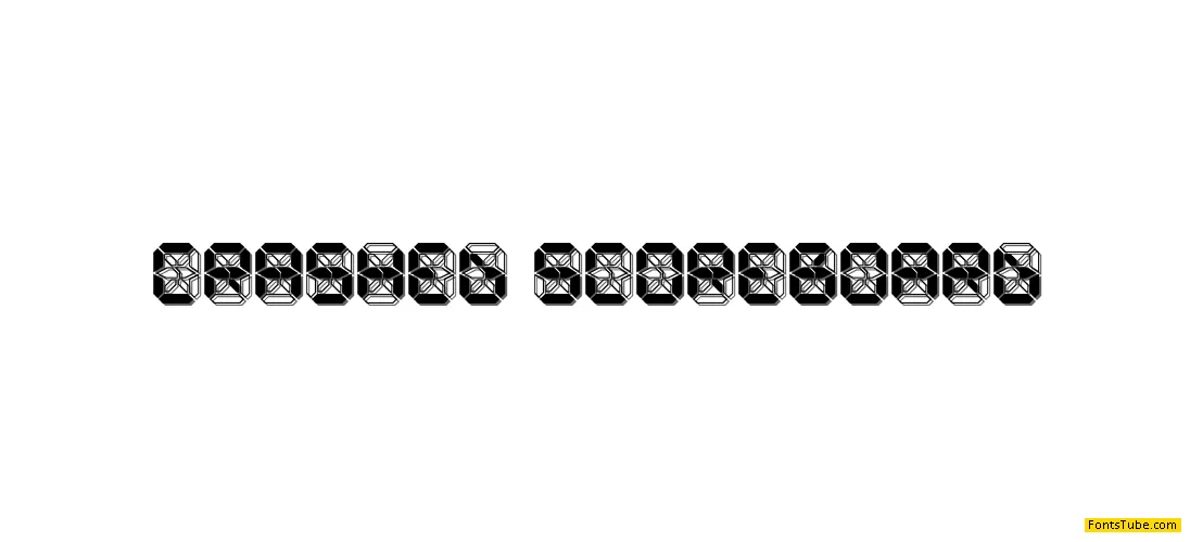 Crashed Scoreboard Font