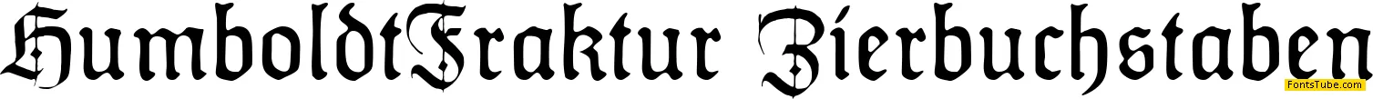 Humboldt Fraktur Font Family