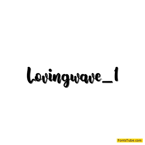Lovingwave Font