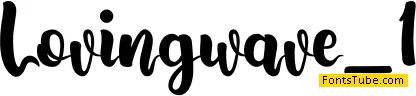 Lovingwave Font