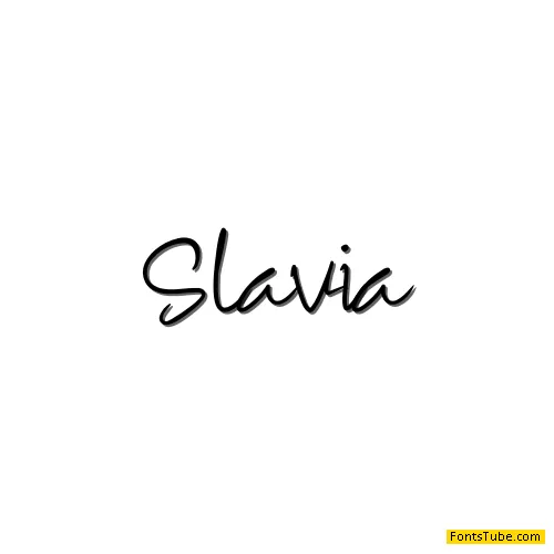 Slavia Font