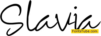 Slavia Font