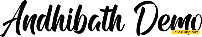 Andhibath Demo Font