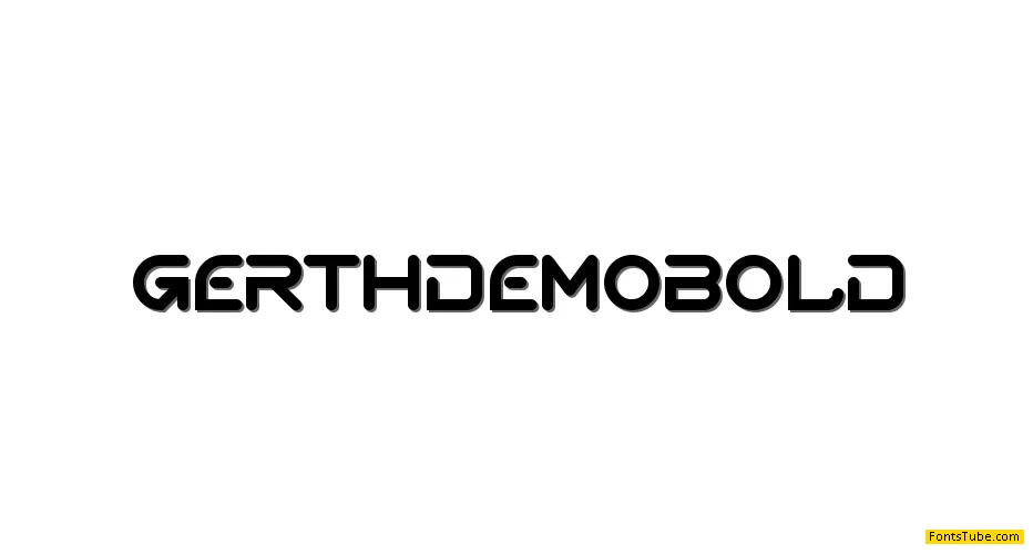 Gerth Demo Font Family