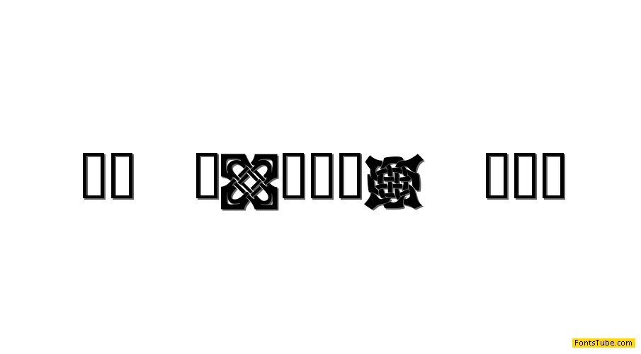 KR Keltic Two Font