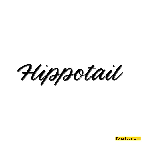 Hippotail Font