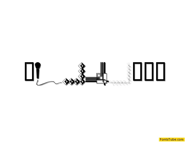 Border Corners Font