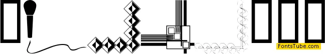 Border Corners Font