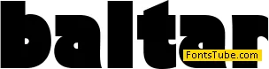 Baltar Font