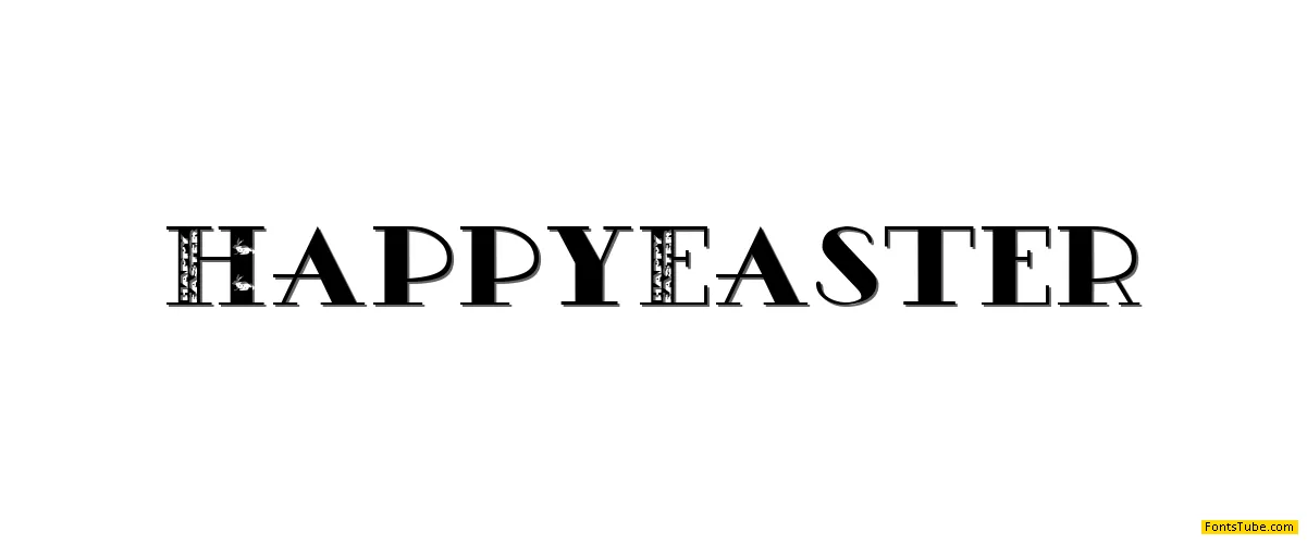 Happy Easter Font