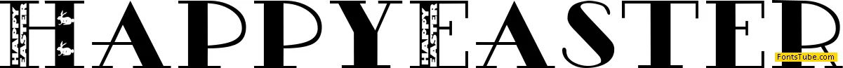 Happy Easter Font