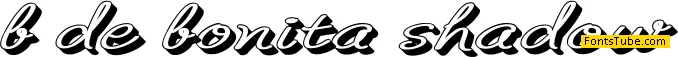 B de bonita Font Family