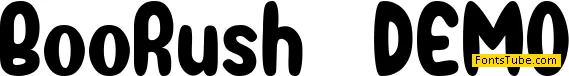 BooRush Font