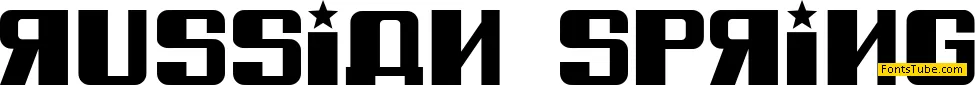 Russian Spring Font Family