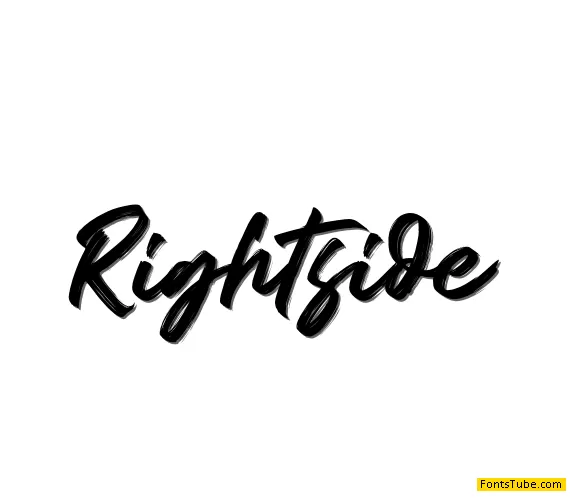 Rightside Font