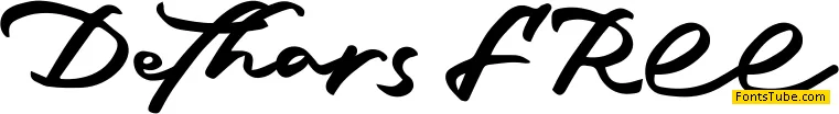 Dethars FREE Font