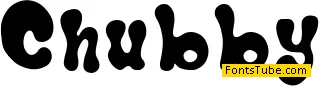 Chubby Regular Font