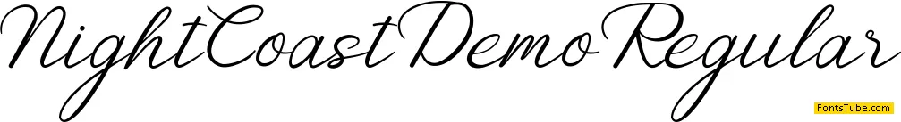 Night Coast Demo Font