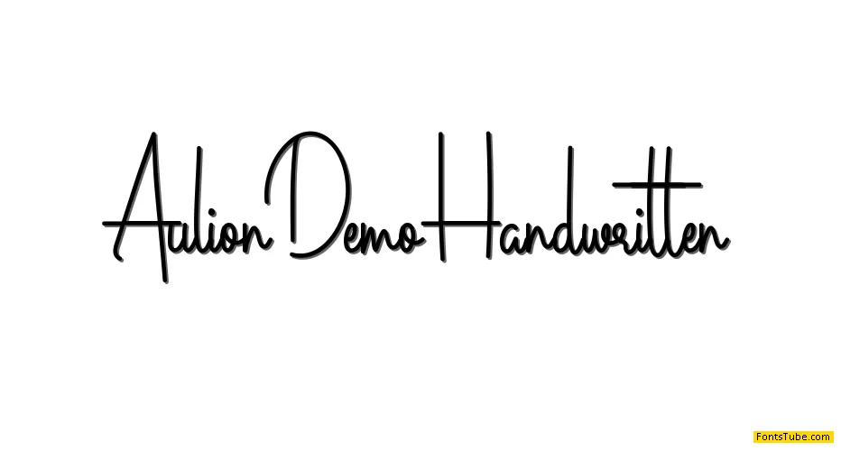 Aulion Demo Font Family