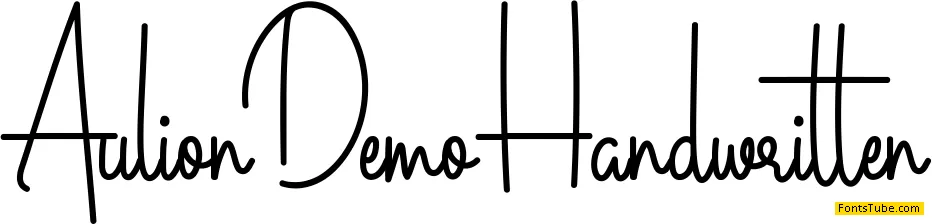 Aulion Demo Font Family