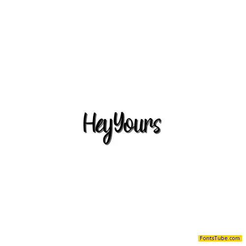 HeyYours Font