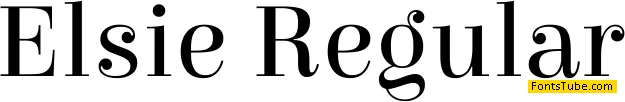Elsie Font Family