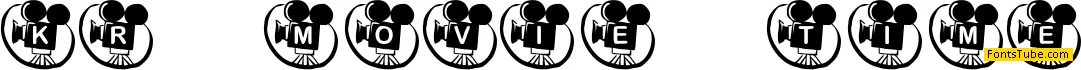 KR Movie Time Font