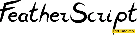 FeatherScript Font