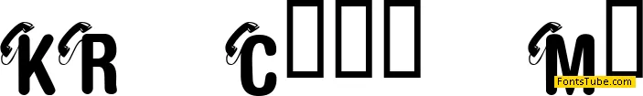 KR Call Me Font