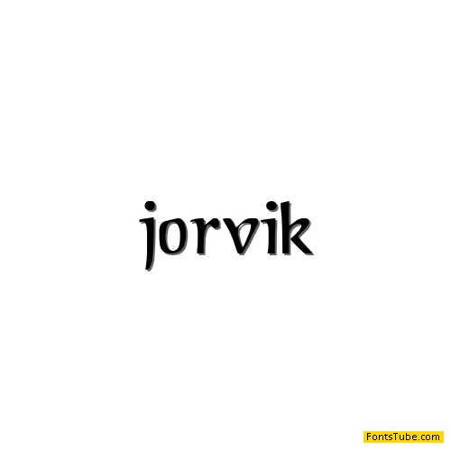 Jorvik Informal Font