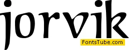 Jorvik Informal Font