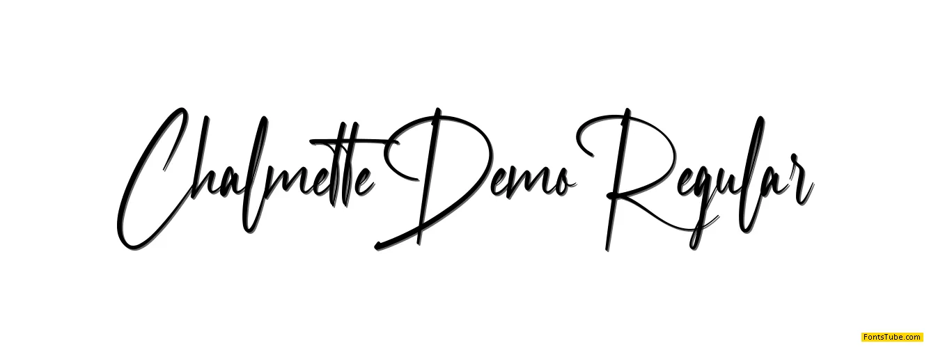 Chalmette Demo Font