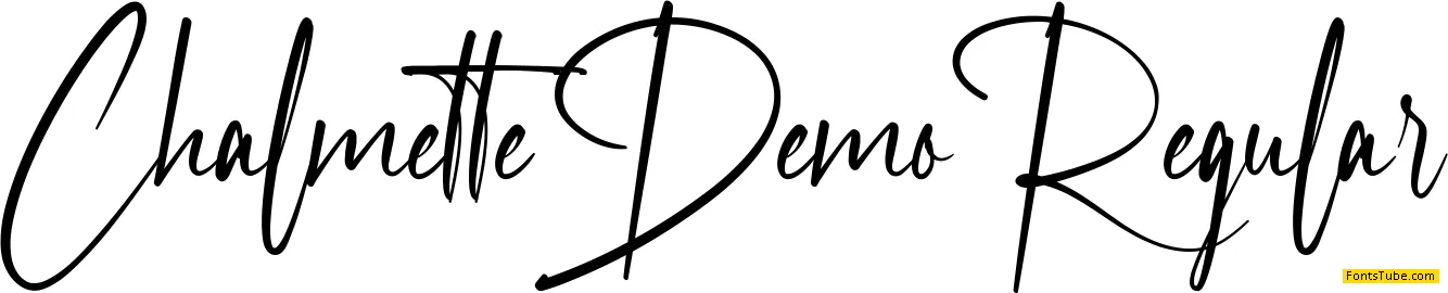 Chalmette Demo Font