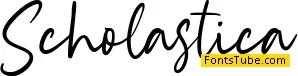 Scholastica Font