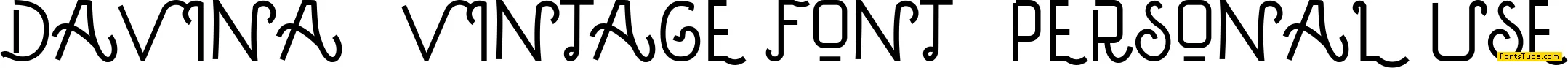 DAVINA - VINTAGE FONT Font