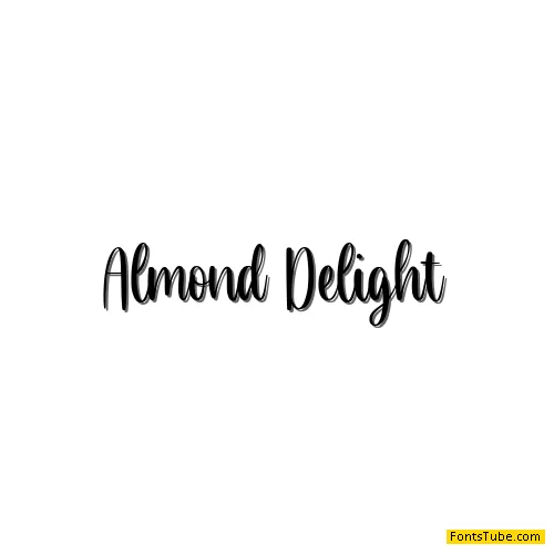 Almond Delight Font
