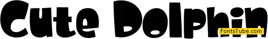 Cute Dolphin Font