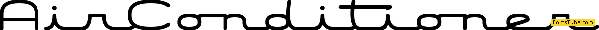 Air Conditioner Font