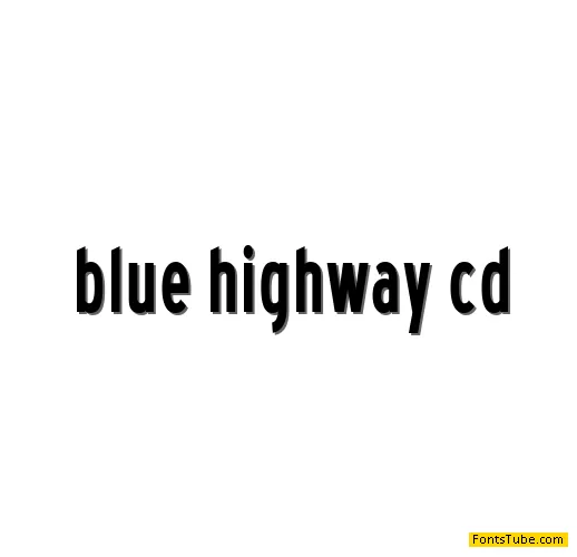 Blue Highway Font Family