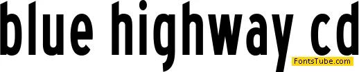 Blue Highway Font Family