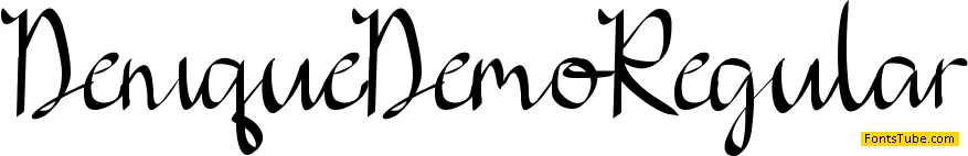 Denique Demo Font