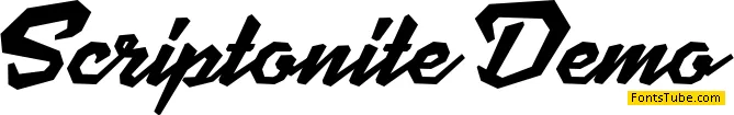 MJ Scriptonite Demo Font