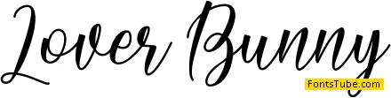 Lover Bunny Personal use Font