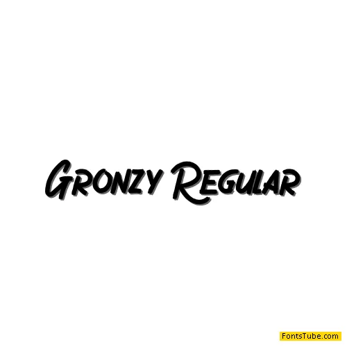Gronzy Font