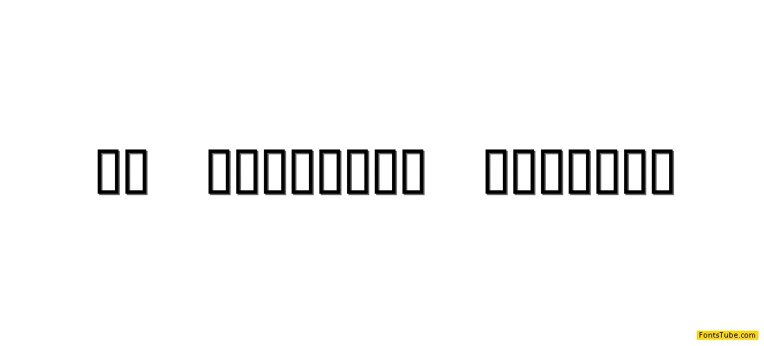 KR Birthday Numbers Font